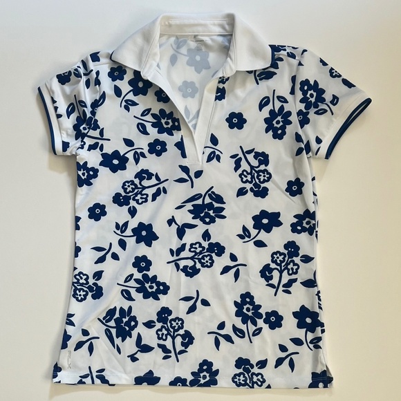 Ralph Lauren RLX Tailored Fit Golf Polo - Daisy Print, XS - Picture 1 of 4